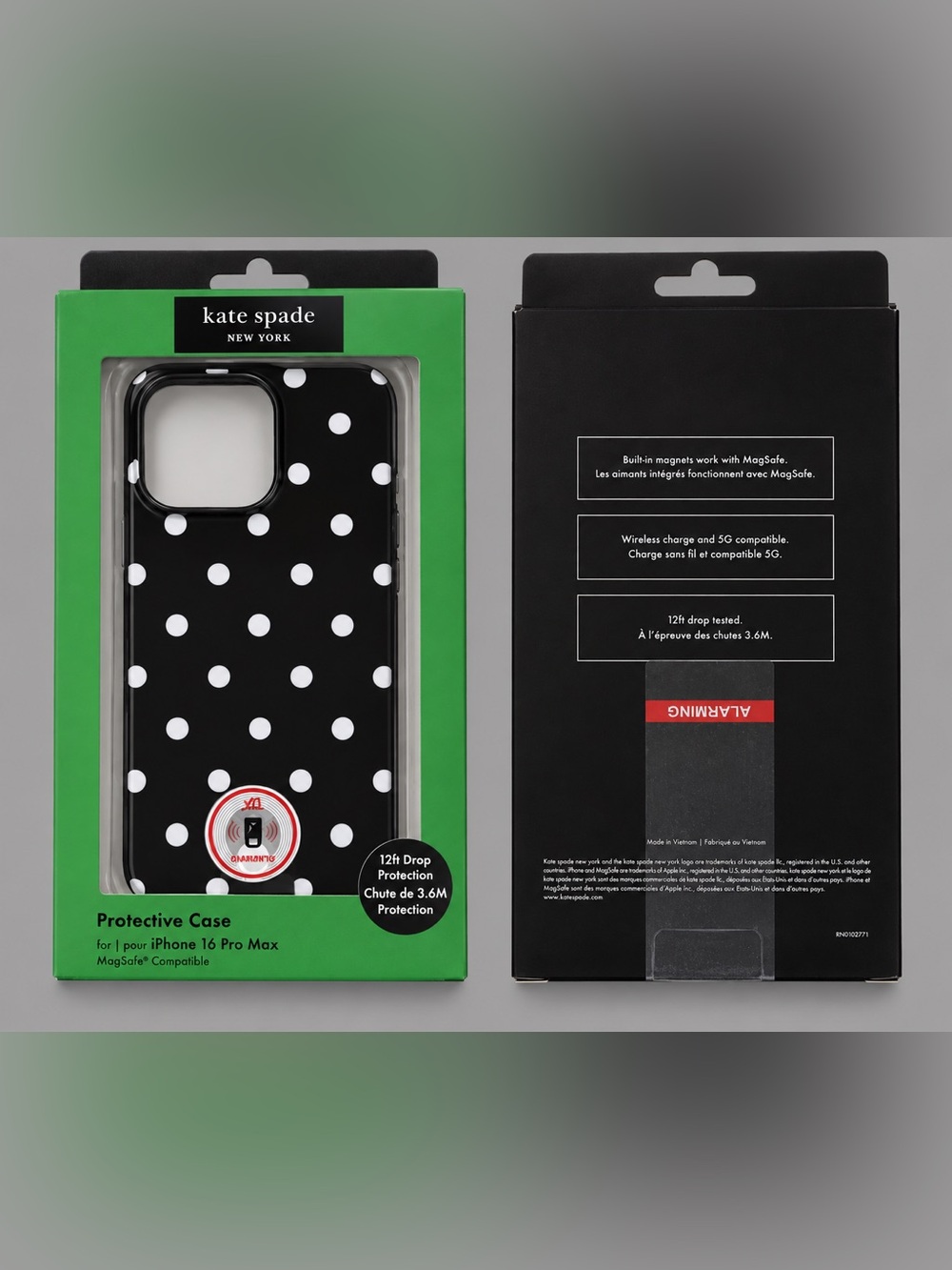 kate spade Black with White Polka Dot iPhone Case